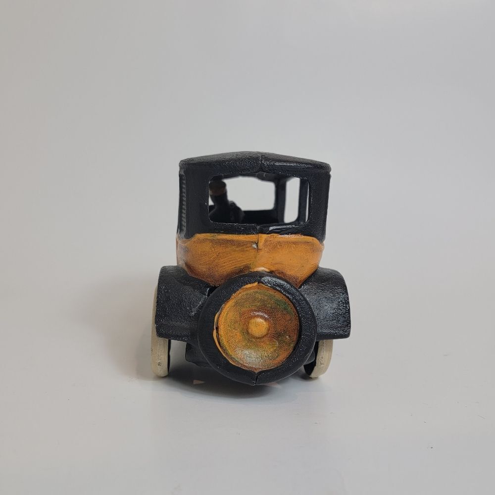 Arcade Reproduction Cast Iron Die Cast Toy Taxi Moving Wheels - Picture 4 of 9